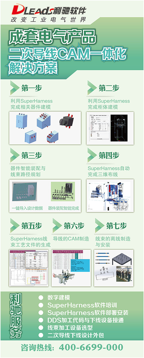 利驰SuperHarness成套电气二次布线及下线系统闪亮登场