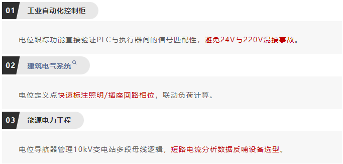 SuperWORKS电位模块重塑电气设计逻辑，秒级定位故障，百页图纸一屏掌控！